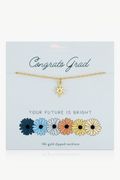Your Future Is Bright Graduation Gift Necklace