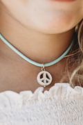 The Hayden Peace Necklace by Leslie Curtis